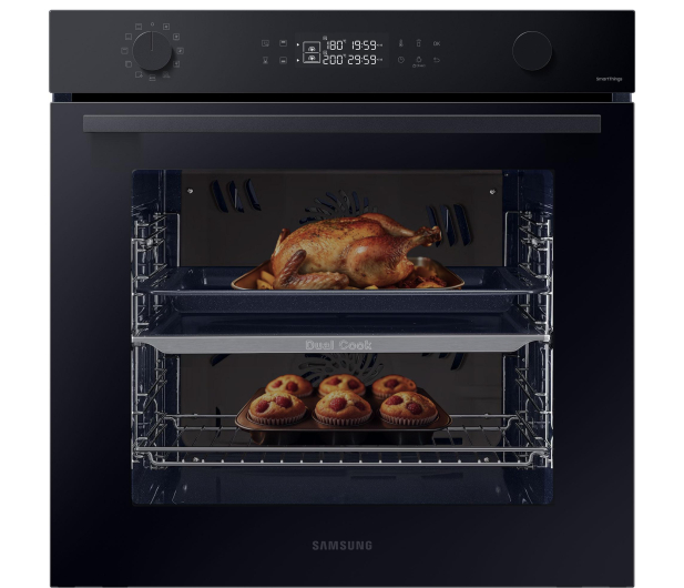 Piekarnik Samsung NV7B44205AK U2 Dual Cook Elektryczny WiFi kataliza Czarny A+ - 1272817 - zdjęcie 3